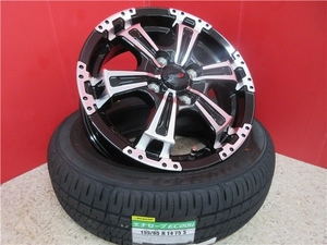 新品4本SET ヴェネス VENES SUV ダンロップ EC204 2023年 155/65R14インチ B21 B40系 デイズ ハイウェイスター ルークス サクラ モコ