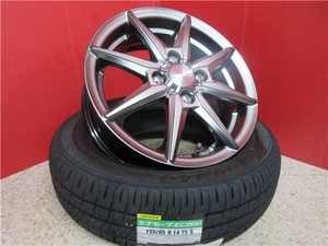 新品4本SET Human line HS-08 DG ダンロップ EC204 2023年 155/65R14インチ B21 B40系 デイズ ハイウェイスター ルークス サクラ モコ