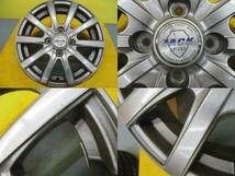 軽自動車 Nシリーズ タント 夏タイヤ 4本セット 中古 社外 アルミ 14インチ 新品 ダンロップ エナセーブ EC204 155/65R14 足利_画像4