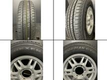 【中古】 STING ROKKER 6J-15 +45 139.7 6H シルバー 【新品】 ネクセン ROADIAN CT8 195/80R15 E25 E26 キャラバン コモ 須賀川店頭取付OK_画像3