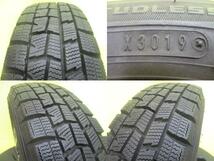 ライフ ゼスト 中古冬タイヤセット 155/65R13 ダンロップ ウインターマックス01 2019年製 シュナイダー 4.0 13 4/100 +43 グレー_画像4