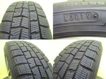 ライフ ゼスト 中古冬タイヤセット 155/65R13 ダンロップ ウインターマックス01 2019年製 シュナイダー 4.0 13 4/100 +43 グレー_画像5