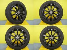 ザ ビートル 冬タイヤ 4本 中古 7分山 ヨコハマ iceGUARD iG50+ 215/55R17 + 社外 アルミ EUROTECH GAYA10 7.5J スタッドレス 足利_画像2