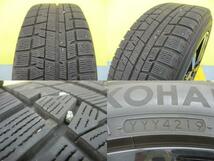 ザ ビートル 冬タイヤ 4本 中古 7分山 ヨコハマ iceGUARD iG50+ 215/55R17 + 社外 アルミ EUROTECH GAYA10 7.5J スタッドレス 足利_画像6