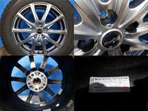 中古スタッドレス4本セット ユーロスピード 17x7J+37 5H114.3 + ブリヂストン BLIZZAK VRX 225/60R17 アルファード ヴェルファイア_画像7