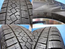 中古スタッドレス4本set BORBET smartline 17x7J+37 4H100 + ピレリ ICEZERO ASINMMETRICO 205/55R17 キャプチャー (2RH5F, 2RH5F1)_画像8