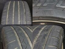 中古セット 215/45R17 ハイフライ HF805 ZEETEX HP2000 CROSS SPEED 7.0J-17 5H 100 +50 アルミ 4本 プリウス インプレッサ 86 白河_画像6