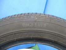 1本 中古 2021年製 ダンロップ DIGI-TYRE EC202 夏 サマータイヤ 155/65R14 75S 夏 サマータイヤ 軽自動車 タント ワゴンR N-BOXなどに_画像5