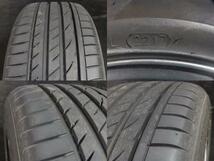 中古 夏 セット 195/55R16 ラウフェン S FIT R-Version 2 6.5J-16 4H 100 +42 サマー ホイールセット 4本 ノート MAZDA2 アクア 白河_画像7