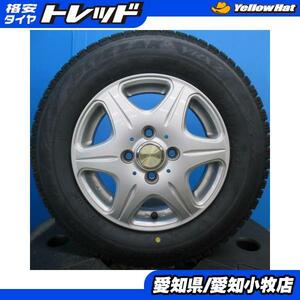 新品 ブリヂストン ブリザック VRX2 145/80R13 75Q 中古 13インチ アルミホイール 4本セット！モコ タント ムーヴ