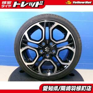 スイフトスポーツ純正 中古 アルミ 17インチ6.5J+50 5H114.3 新品 ウィンラン R330 195/45R17 195-45-17 195/45/17 ZC33 岡崎