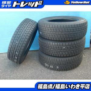 ★福島いわき★ ●中古４本セット グッドイヤー アイスナビSUV 225/65R17 102Q 2018年製 ハリアー エクストレイル CR-V エスクード 等