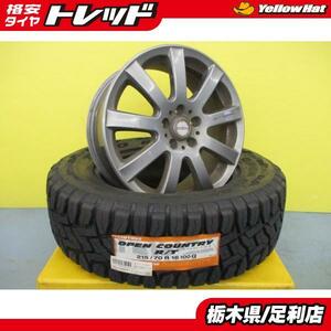 SJ フォレスター 新品 トーヨー R/T オープンカントリー 215/70R16 + 中古 アルミ APIS STERN S52 オフロード アウトバック 足利