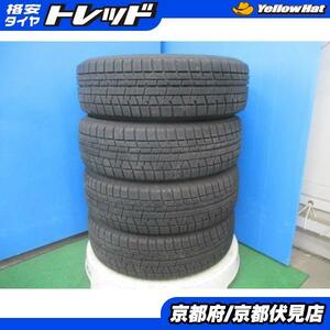 4本 2019年製 中古 スタッドレスタイヤ ヨコハマ iceGUARD iG50 PLUS 185/65R15 88Q ティーダ ノート フリード デミオなどに