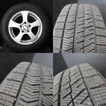 【送料無料】中古スタッドレス 国産 ブリヂストン VRX2 195/65R15 91Q 中古アルミ 15インチ 1560+47 5H 114.3 4本セット ノア ヴォクシー_画像5