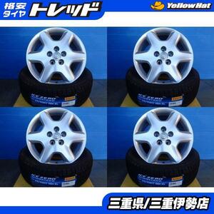 送料無料 215/55R17 ピレリ ICEZERO トヨタ 30セルシオ純正 17インチ 7.5J +45 5H114 新品 スタッドレス 中古 ホイール 伊勢