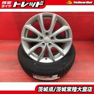 中古ホイール 新品夏タイヤ セット 22年製 グッドイヤー E-Grip ECO EG01 205/55R16 インプレッサ 純正 16インチ アネシス レガシィ等