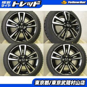 タイヤ新品 ホンダ GR系 フィットRS 純正 16*6J+50 100 4H + グッドイヤー アイスナビ7 185/55R16 武蔵村山 グレイスフィットシャトルGRGK