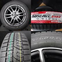 【中古】 即決 送料無料 スタッドレス トーヨー OBSERVE GIZ2 185/60R15 HOT WAREN 15インチ 4穴 100 ガンメタリック アルミ 4本セット ア_画像2