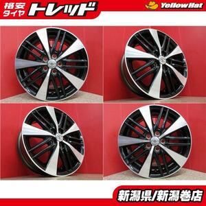 送料無料 4本 トヨタ 純正 16inch ホイール セット 6J +45 5H 100 ウィッシュ アリオン プリウス プレミオ ZGE20W NHW20 流用可 平座 新潟