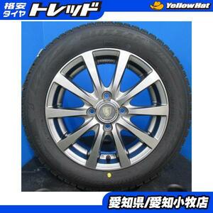 新品 スタッドレス ブリヂストン ブリザック VRX2 155/65R14 75Q 中古 マナレイジャパン マナレイ イエロースピード 14インチ アルミホイー