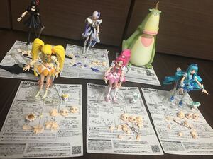 バンダイ ハートキャッチプリキュア! SHフィギュアーツ キュアブロッサム他 外箱無し中古美品6種セット 東映アニメーション