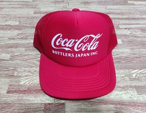 【非売品・未使用】コカコーラ　キャップ　フリーサイズ　赤　帽子