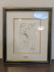 パブロ・ピカソ Pablo PICASSO リトグラフ 446/666　絵画　インテリア　美術品　Y616