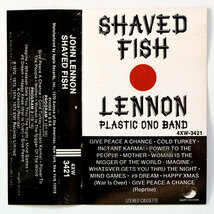《USオリジナル初版カセットテープ》John Lennon●Shaved Fish●ジョン レノン/Beatles/ビートルズ_画像7
