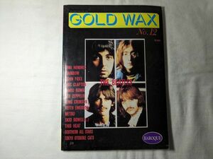 Gold Wax ビートルズ/デヴィッド・ボウイ No.12 1991