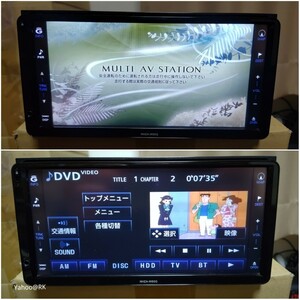 トヨタ純正 HDDナビ 型式 NHZA-W60G DVD再生 テレビ フルセグ SDカード USB CD録音 Bluetooth AISIN 品番 08545-00T11