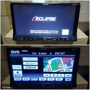 イクリプス ナビ 型式 AVN-Z01 DVD再生 Bluetooth テレビ フルセグ CD録音 SDカード USB AUX