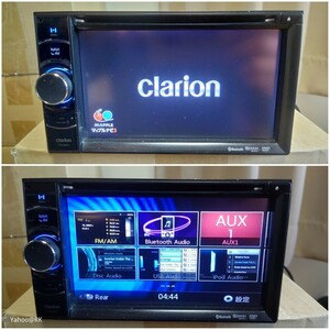 Clarion ナビ 型式 NX501 DVD再生 USB iPod テレビ ワンセグ Bluetooth AUX ディスク不良有り