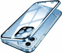 国内発送■ダブル安全ロック付き iPhone13 Pro ケース レンズ保護カバー付き 表裏両面ガラス アルミバンパー 13プロ ケース_画像7
