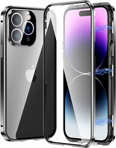 国内発送■ダブル安全ロック付き iPhone13 Pro ケース レンズ保護カバー付き 表裏両面ガラス アルミバンパー 13プロ ケース