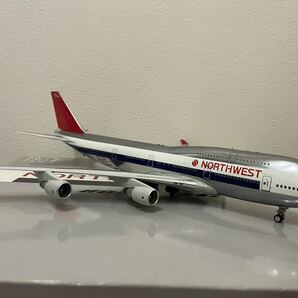 1/200 B747-400 ノースウエスト航空 northwest ポリッシュ 飛行機 模型の画像1