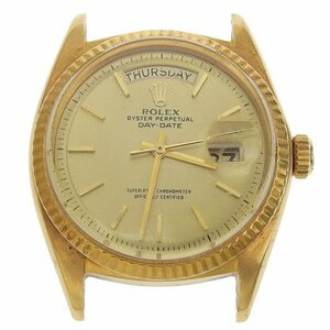 1円 稼働 ジャンク ロレックス ROLEX 1803 20番台 自動巻き デイデイト ゴールド文字盤 K18YG メンズ 腕時計