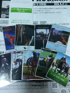 ☆送料無料☆ JRA 中山競馬場 Welcomeチャンス! 当選品 / ウェルカムチャンス / Ｅ賞 ヒーロー列伝シール グループE / ダイワスカーレット