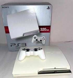 1円〜 ☆ ジャンク 動作未確認 PlayStation3 本体 CECH-2500Bプレイステーション3 クラシックホワイト 320GB 箱 説明書