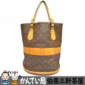 LOUIS VUITTON【ルイヴィトン】バケットGM　T42238　USA限定モデル　モノグラム　バケツ型　トートバッグ　PVCレザー　レディース【中古】