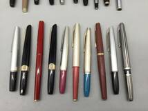 OK8609○万年筆 30本まとめ 筆記用具 ペン先金 14K/18K/585/細字/12K/Sailor/PILOT/WATERMAN 等 【未確認】 同梱不可_画像4