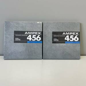 ［未使用品］AMPEX アンペックス　GRAND MASTER 456　オープンリールテープ　２個セット　元箱付き