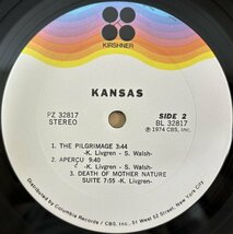 ●KANSAS / 1st ( 米産Prog / Pioneer of American Progressive Rock Bands ) ※米盤LP /バーコード無し【 KIRSHNER PZ 32817 】1974年発売_画像9