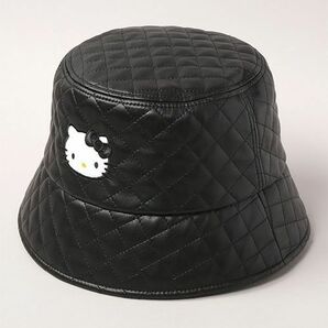 HELLO KITTY x CA4LA Quilt BUCKET HAT 