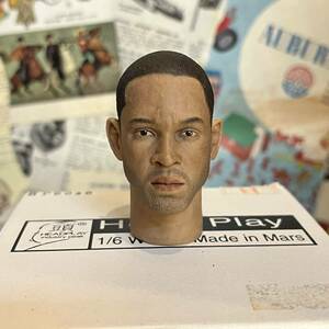 ウィル・スミス ヘッド1/6スケール アクションフィギュア用12インチ用ヘッド doll ヘッド ウィルスミス Will Smith 頭 head Play 