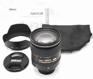 【新品同様の超美品・純正フード等完備】Nikon ニコン AF-S NIKKOR 24-120mm f/4 G ED VR