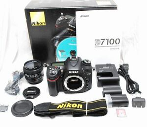 【新品級の超美品 2207ショット・付属品完備 豪華セット】Nikon ニコン D7100 A NIKKOR 28mm f/2.8 D