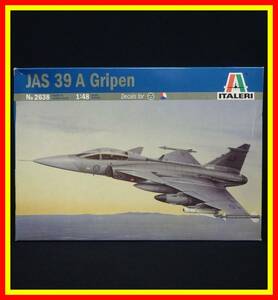 李8933 未組立 保管品 イタレリ 1/48 スウェーデン JAS 39A Gripen ヤース 39 グリペン