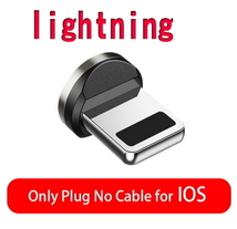 3個セット Iphone用 ライトニング 充電端子のみ マグネット 変換プラグ 防塵 アダプター 磁石 USB充電 ケーブル用 アップル コネクタ_画像3