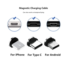 選択自由 マグネット式充電ケーブル コネクタ端子1個 Micro USB Type-C Iphone ライトニング 磁気 磁石 防塵 着脱式_画像6